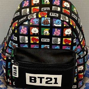 BT21 Grid Mini Backpack